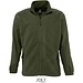 Herren Fleecejacke North, L, Army
