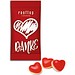 Himbeer-Herzen im Flowpack, 7 g, Folie transparent, inkl. Druck