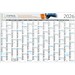 Geiger-Notes Wandplaner Horizont Bestseller, L, inkl. Druck, blau