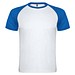 weiß / royalblau