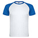 weiß / royalblau