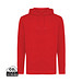 Iqoniq Jasper Hoodie aus recycelter Baumwolle, rot, S