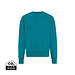 Iqoniq Kruger Relax-Rundhals-Sweater aus recycelt. Baumwolle, verdigris, XXL