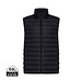 Iqoniq Meru Herren Bodywarmer aus recyceltem Polyester, schwarz, M