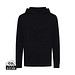 Iqoniq Rila Lightweight Hoodie aus recycelter Baumwolle, schwarz, M