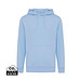 Iqoniq Rila Lightweight Hoodie aus recycelter Baumwolle, sky blue, XL