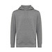Iqoniq Rila Lightweight Hoodie aus recycelter Baumwolle, ungefärbte helles Anthrazit, L