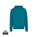 Iqoniq Yoho Relax-Hoodie aus recycelter Baumwolle, verdigris, XXL