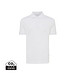 Iqoniq Yosemite Piqué-Poloshirt aus recycelter Baumwolle, weiß, XXL