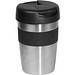 Isolierbecher aus Edelstahl, 300 ml, schwarz