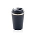 Java 350ml doppelwandiger Becher aus RCS recyceltem PP, navy blau