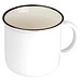 Keramiktasse Trapani,weiss