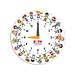 Kinderuhr Standard, 1-seit. Druck