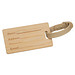 Kofferanhänger aus Bambus , beige