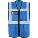 Korntex® Comfort Warnweste Hamburg, Multifunktional, L, Blau