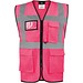 Korntex® Comfort Warnweste Hamburg, Multifunktional, L, Neonpink