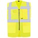 Korntex® Comfort Warnweste Hamburg, Multifunktional, M, Signal-Gelb