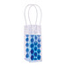 Kühltasche ICE CUBE,blau, transparent