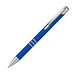 Kugelschreiber aus recyceltem Aluminium Dunmore,blau