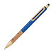 Kugelschreiber mit Korkgriffzone, blau
