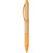 KUMA. Bambus-Kugelschreiber mit einem Anti-Rutsch-Clip, Orange