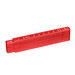 Kunststoff-Zollstock, 1 Meter, rot/transparent