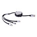 Ladekabel RETRACT,schwarz