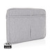 Laluka AWARE™ 15,6 Zoll Laptoptasche aus recycelter Baumwolle, grau