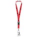 Lanyard Express, 10 mm, Rot (Red 032 C)
