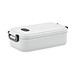 Lunchbox recyceltes PP 800 ml INDUS, Weiß