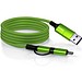 MagCable 4in1 easy magnet , Grün