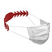 Maskenhalterung Comfort, standard-rot
