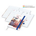 Geiger-Notes Match-Hybrid A5 Bestseller, gloss, inkl. Digitaldruck, Band mittelblau