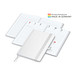 Geiger-Notes Match-Hybrid White Bestseller Notizbuch A5, Cover-Star gloss-, inkl. Druck, weiß