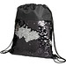 Mermaid Rucksack mit Kordelzug und Pailletten, schwarz Mermaid Rucksack mit Kordelzug und Pailletten, schwarz