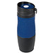 Metall-Isolierbecher Grip, 380 ml, schwarz/dunkelblau