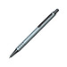 Metall-Druckkugelschreiber Lipari Soft Gun, blaue Mine, silber