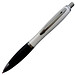 PENKO® Metall-Kugelschreiber Helgoland Soft Gun, blaue Mine, silber