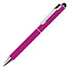 uma® Metall-Touchkugelschreiber Straight, blaue Mine, pink