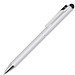 uma® Metall-Touchkugelschreiber Straight, blaue Mine, silber