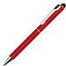uma® Metall-Touchkugelschreiber Straight, blaue Mine, rot