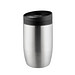 Metmaxx® Thermobecher CremaOfficina, silber/Ring schwarz
