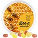 Midi Dose, weiß, Mini Bonbons Fruchtmix, inkl. Druck