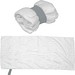 Mikrofaser Handtuch mit Gummiband , weiß