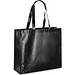 MILLENIA. Tragetasche aus laminiertem Non-Woven (110 g/m²), Schwarz