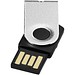 Mini USB-Stick, silber, 8GB