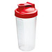 Shaker Protein, 0,6 l, standard-rot/transparent