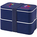 MIYO Doppel-Lunchbox, doppellagig, blau