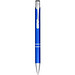 Moneta Druckkugelschreiber aus eloxiertem Aluminium, schwarze Mine, blau
