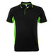 Montmelo Sport Poloshirt Unisex, schwarz / limone, L